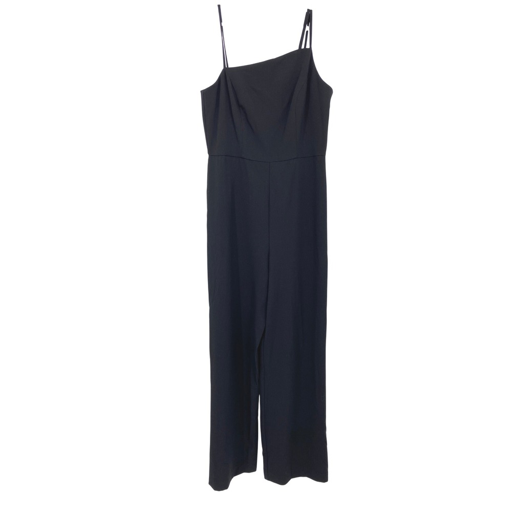 Halogen Women's Black One Shoulder‎ Jumpsuit Party Cocktail Medium
